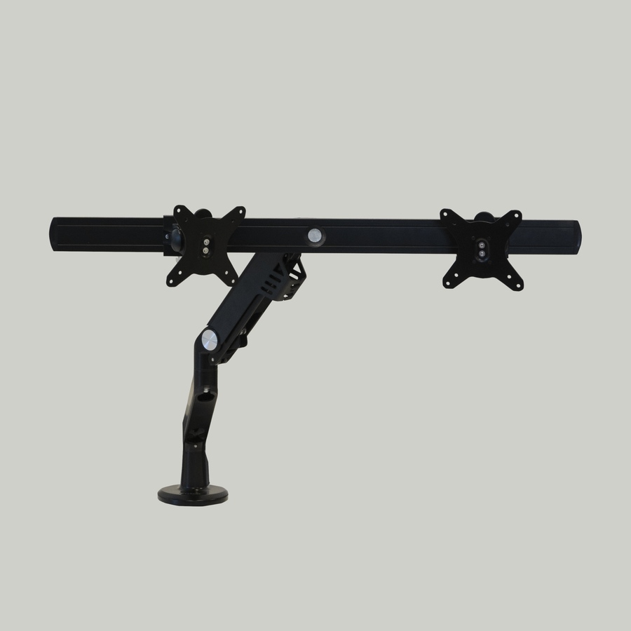 Heavy monitor arm double